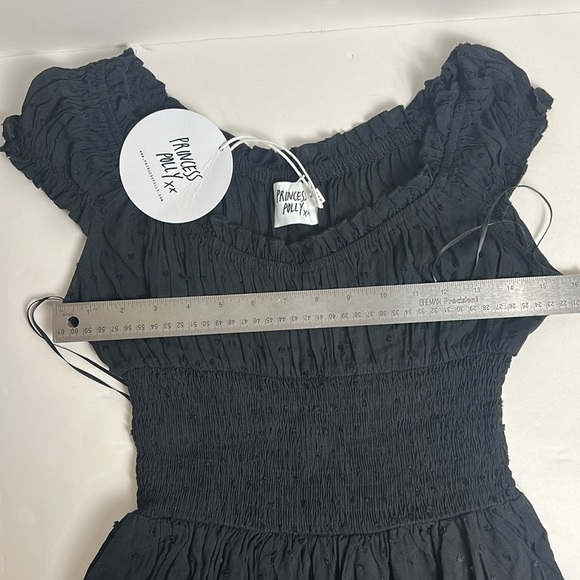 NWT The Love Galore Romper Black Ruffled Princess Polly - Picture 12 of 13